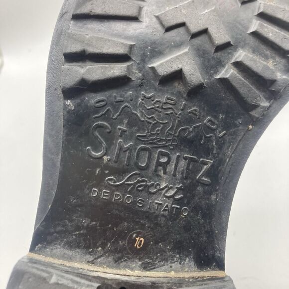 Mens Size 10 Gordon Rush Leather Dress Boots Brown/Black Oxford Wingtip Ankle - Picture 9 of 10